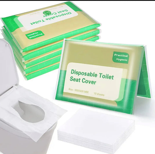 Disposable toilet seat cover